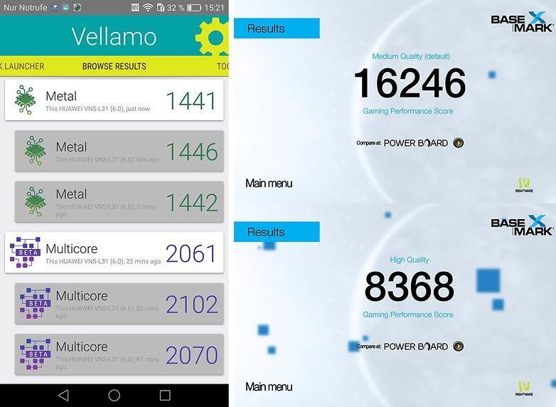 Benchmark do telemóvel Huawei P9 lite imagem2