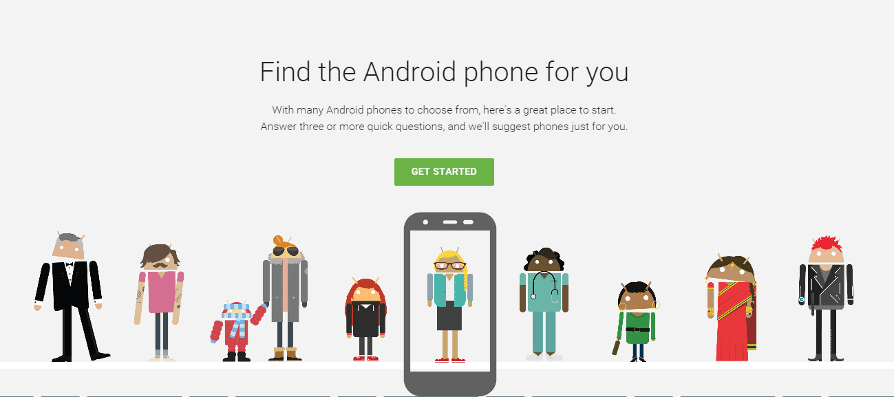 Android which página inicial