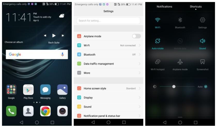 EMUI 4.1 do telemóvel Huawei P9 lite