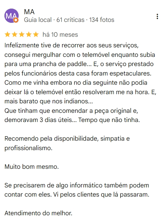 Review cliente real 4