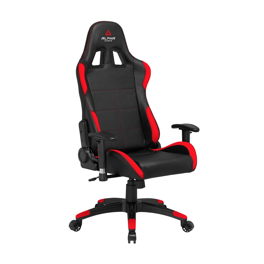 Cadeira ALPHA Gamer Vega Black / Red -  AGVEGA-BK-R