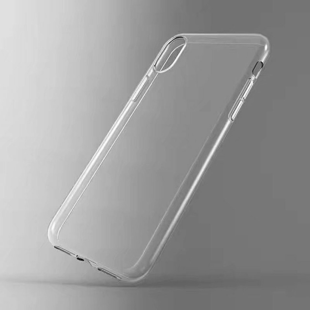 Capa de silicone transparente para iPhone X