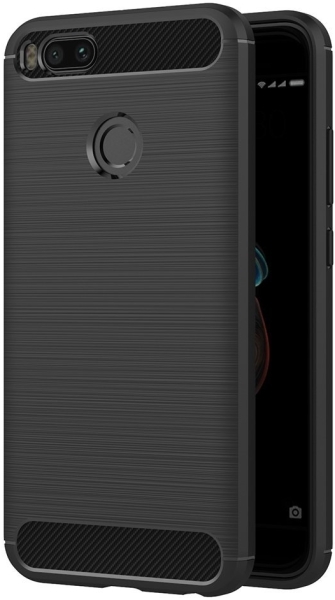 Capa Forcell Carbon preta para Xiaomi Mi A1