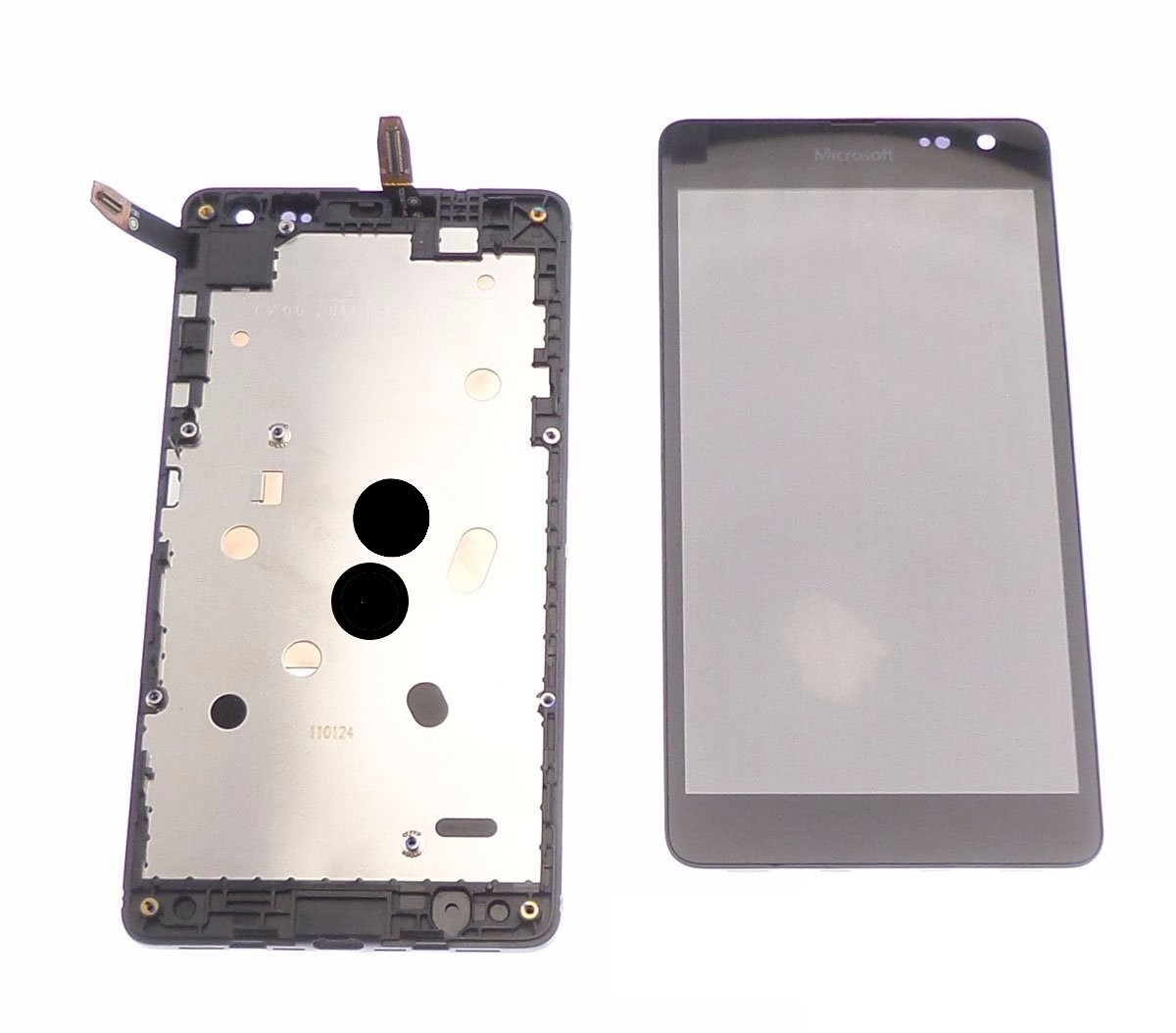 Display LCD   Touch e Frame para Nokia Lumia 535 Preto