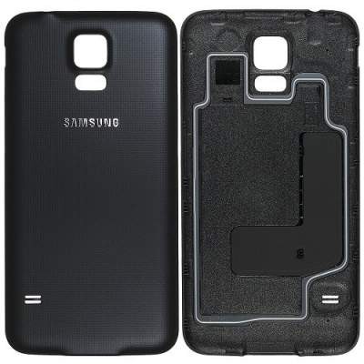 Tampa de bateria Preta para Samsung Galaxy S5, G900F