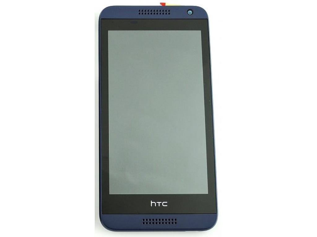 Display completo com frame para HTC Desire 610 azul