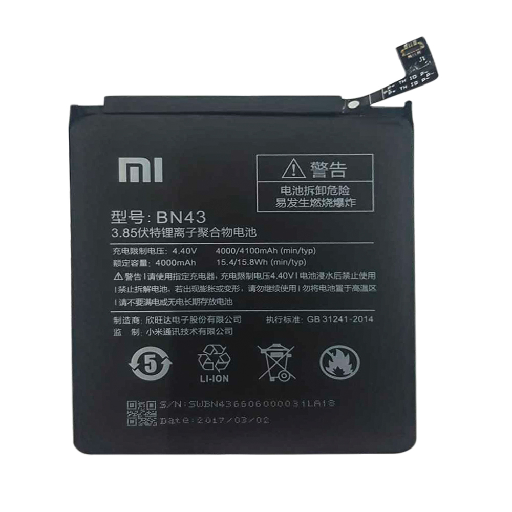 Bateria Xiaomi BN43 para Xiaomi Redmi Note 4