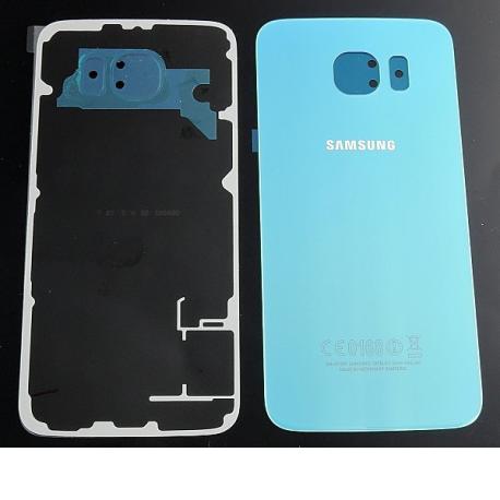 Tampa traseira em vidro p/ Samsung S6 G920F Azul Marinho