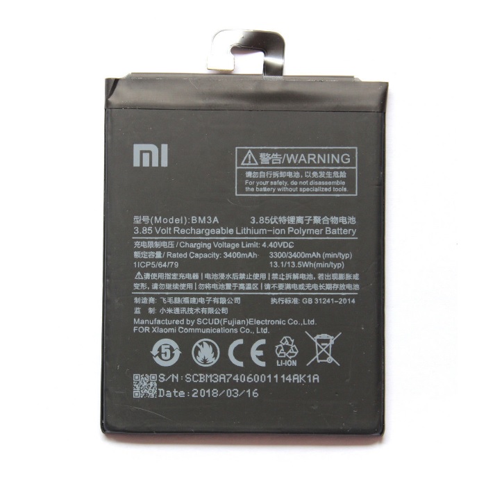 Bateria Original para Xiaomi BM3A (Redmi Note 3)