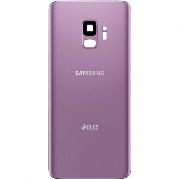 Tampa traseira em vidro Samsung S9 G960F roxa rosa