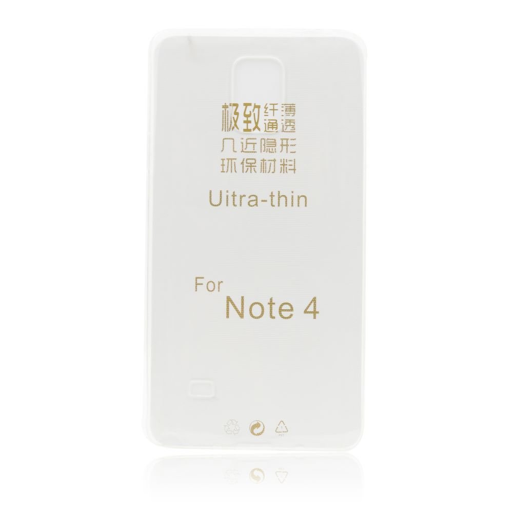 Capa de silicone transparente para Sams. Galaxy Note 4 N910