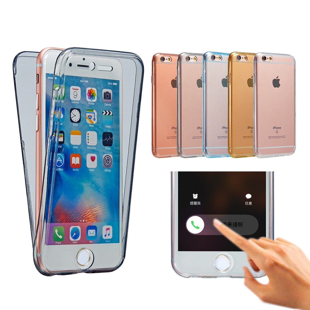 Capa Silicone 360 iPhone 7 ou 8 transparente