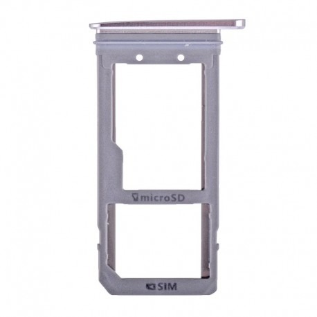 Bandeja SIM/SD cor prata para Samsung Galaxy S7 G930