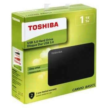 Disco Toshiba 2.5 1Tb USB3.0 Canvio Basics HDTB410EK3AA
