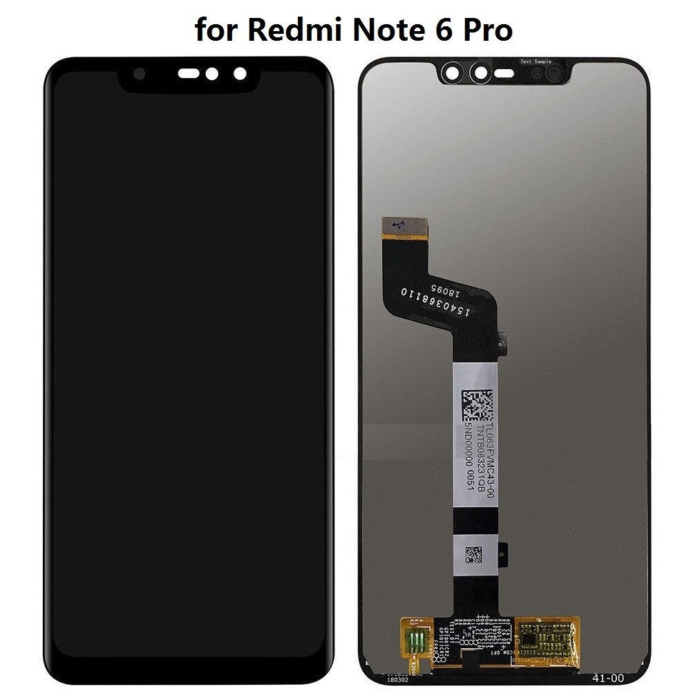 Display LCD e touch para Xiaomi Redmi Note 6 Pro preto