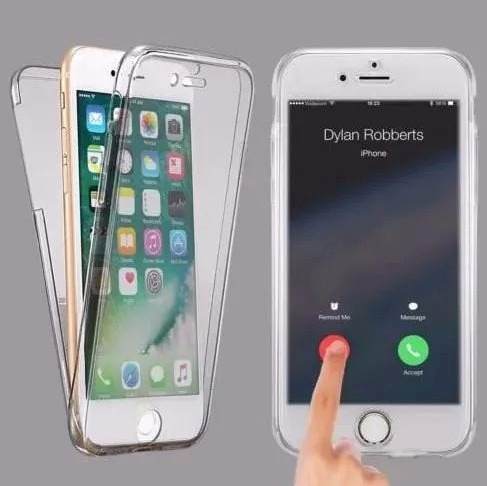 Capa 360 Silicone transparente iPhone 6/6S