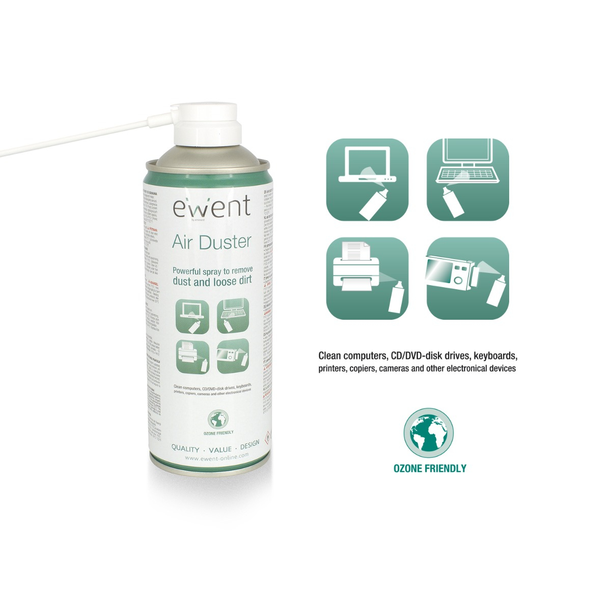 Spray Eliminador de Pó Ewent EW5601 400ml