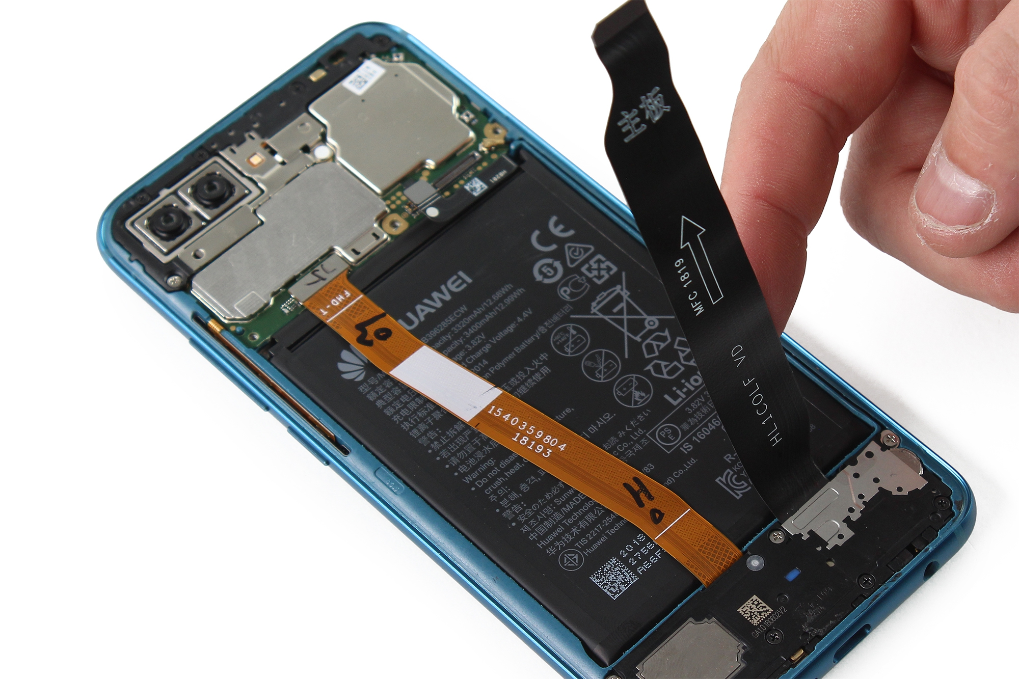 Huawei Honor 10 Substituição da Bateria