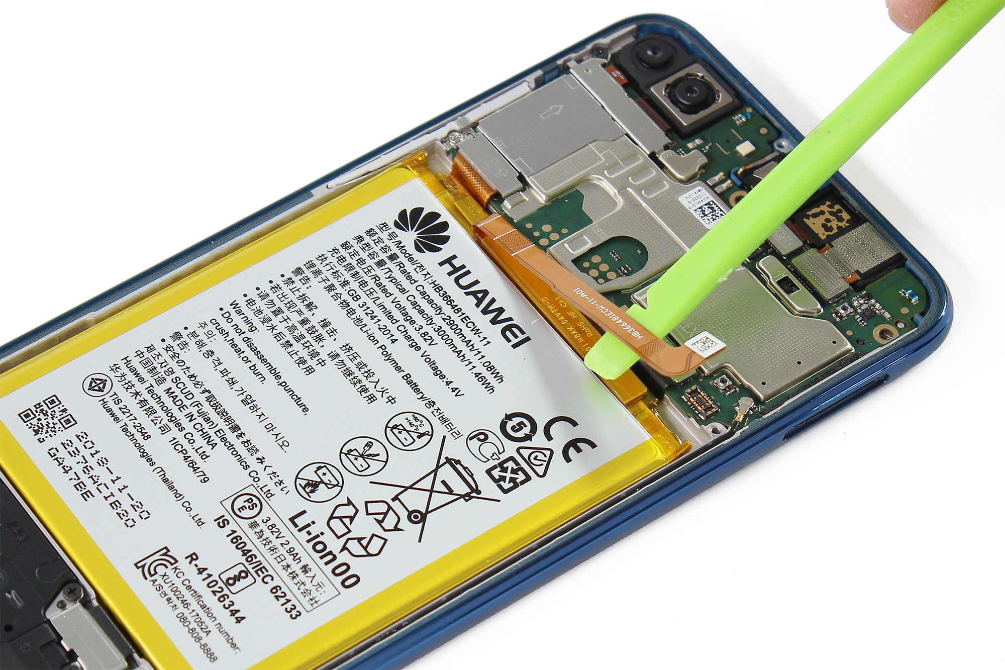 Huawei Honor 9X Substituição da Bateria