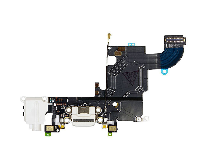 Flex conector de carga microfone e audio iPhone 6S branco