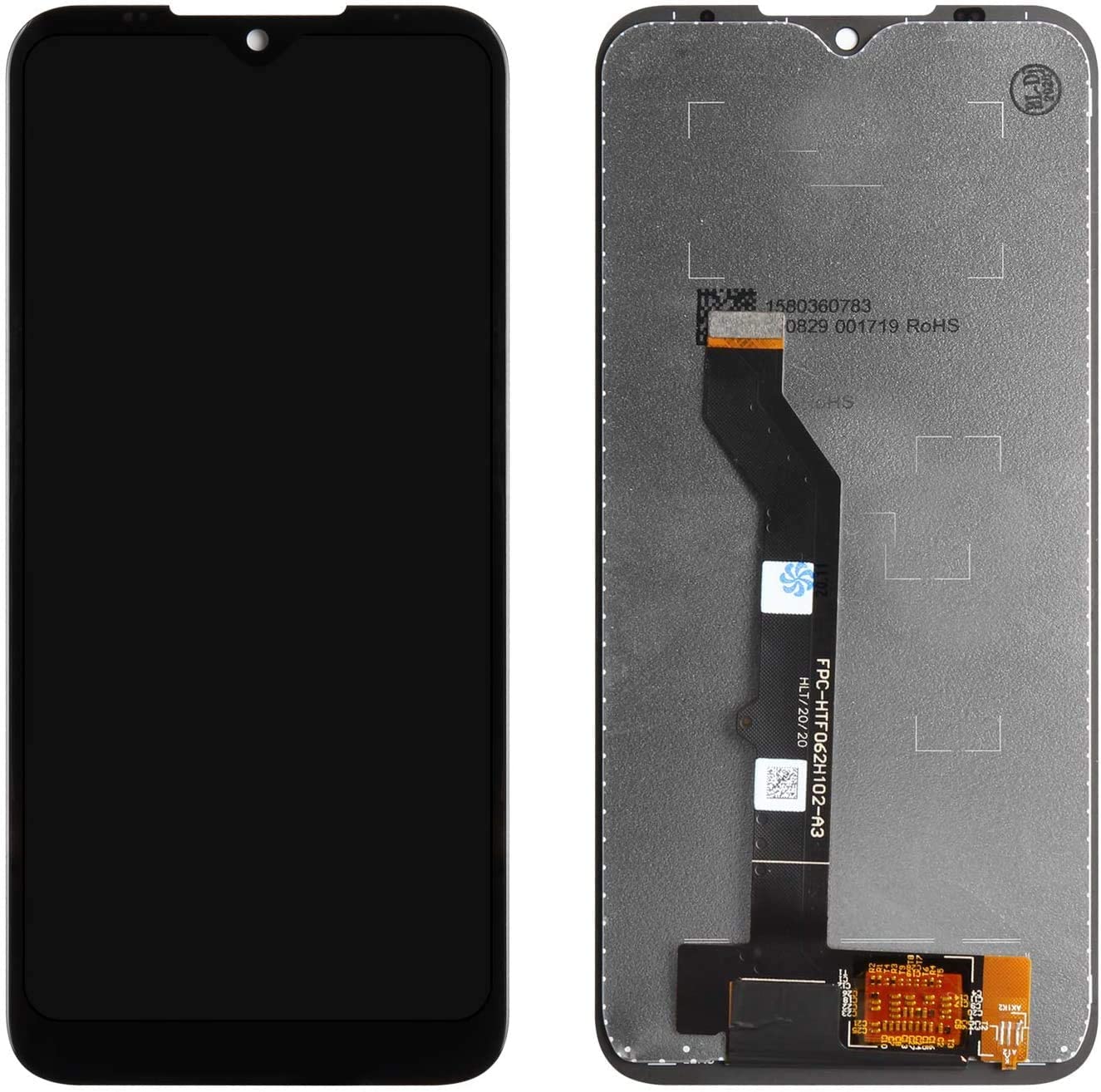 Ecrã ou display LCD e touch para Motorola E7 preto