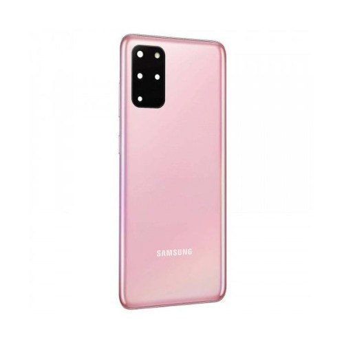 Tampa traseira com vidro de câmera para Samsung Galaxy S20 Cloud Pink G980F