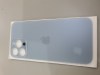 Tampa traseira de substituição em vidro para iPhone 13 pro max azul