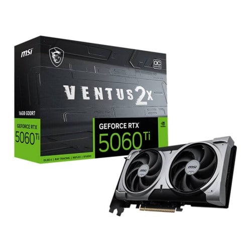 Gráfica MSI GeForce® RTX 5060 Ti VENTUS 2X OC PLUS 16GB GDDR7 DLSS4 — Foto 2