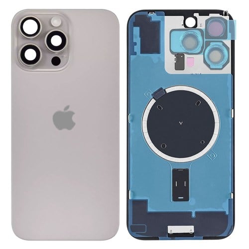 Tampa traseira para iPhone 16 Pro Max Magnet Natural Titanium