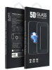 Película de vidro 5D preta para iPhone 15 Pro Max