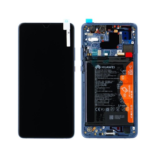 Display completo com frame azul para Huawei Mate 20X