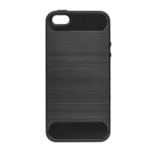 Capa Carbon Case para iPhone 5 / 5S / SE 2016 preta