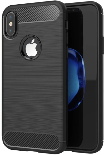 Capa Carbon para Iphone XS Max preta