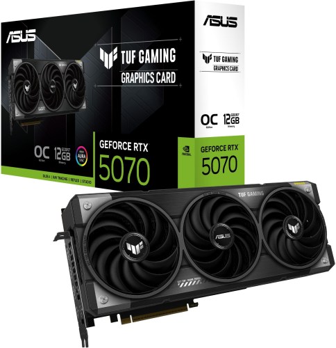 Placa gráfica Asus GeForce RTX 5070 TUF Gaming OC 12GB GDDR7 DLSS4
