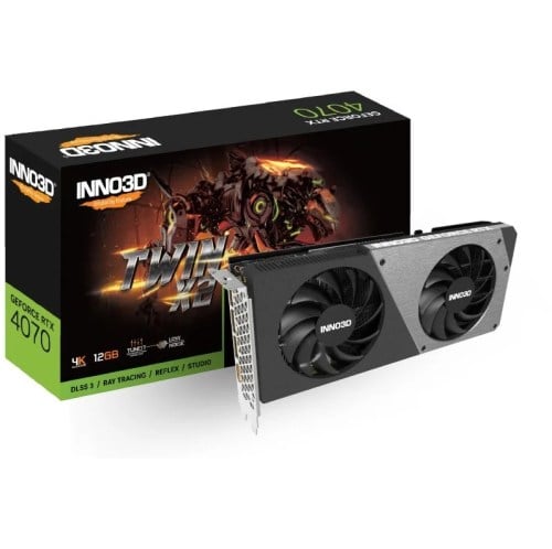 Placa gráfica Inno3D GeForce RTX 4070 Twin X2 12GB GDDR6