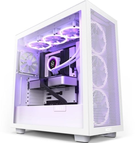 Caixa NZXT H7 Flow Branca (ATX) (Vidro Temperado)