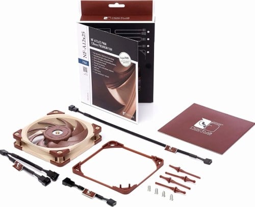 Ventoinha 120mm Noctua NF-A12X25-ULN 1200RPM 3 Pinos