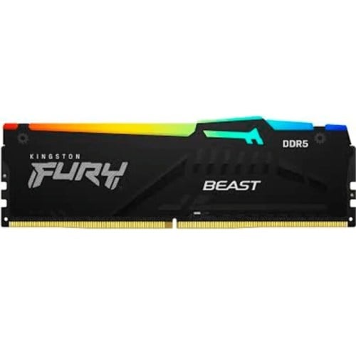 Memoria Ram KINGSTON 16GB 6000MT/s DDR5 CL36 DIMM FURY BEAST RGB EXPO