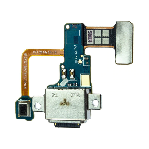 Placa auxiliar com conector de carga USB tipo C para Samsung Galaxy Note 9, N960F