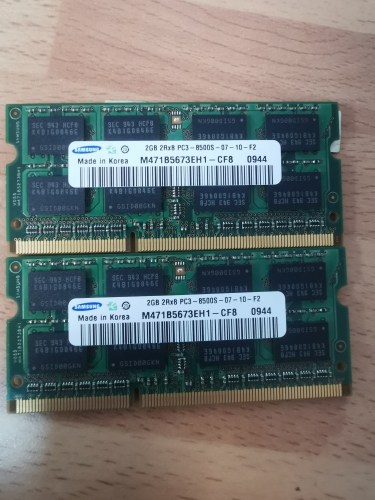 Memória RAM Samsung SODIMM 4GB (2x2GB) DDR3 1066MHz Recondicionado	