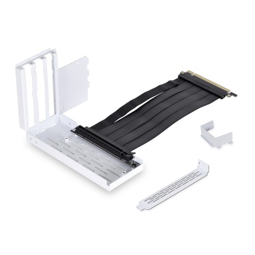 Suporte Vertical Lian Li PC-O11D Evo Branco com Riser para Placa Gráfica