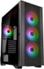 Caixa ATX Kolink Stronghold Prism RGB Aluminio Preta