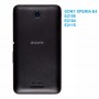 Carcaça traseira em preto para Sony Xperia E4, E2104, E2105, E4 Dual, E2115