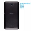 Carcaça traseira em preto para Sony Xperia E4, E2104, E2105, E4 Dual, E2115