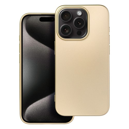 Capa METÁLICA para IPHONE 15 PRO Gold