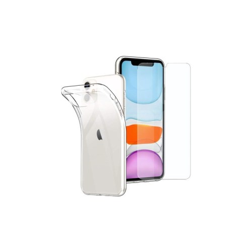 Capa de silicone transparente para iPhone 14 plus 6.7 de 0.5mm