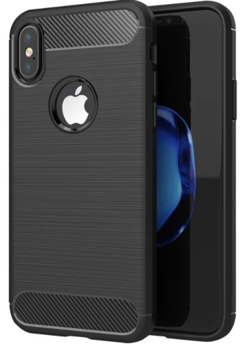 Capa Carbon para Iphone X preto
