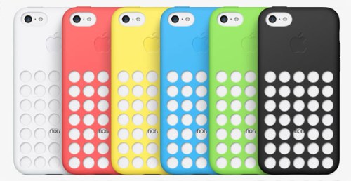 Capa de silicone para iPhone 5C