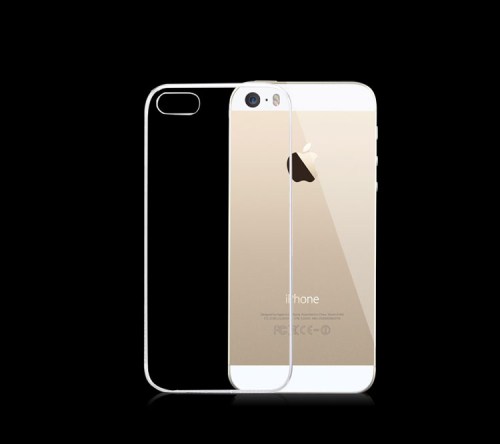 Capa de silicone branca para iPhone 5/5C/5S