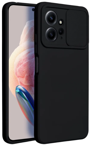 Capa Slide para Xiaomi Note 12 4G preto